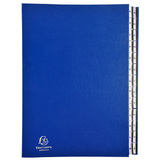 EXACOMPTA ordnungsmappe Ordonator, A4, A-Z, 26 Fcher, blau
