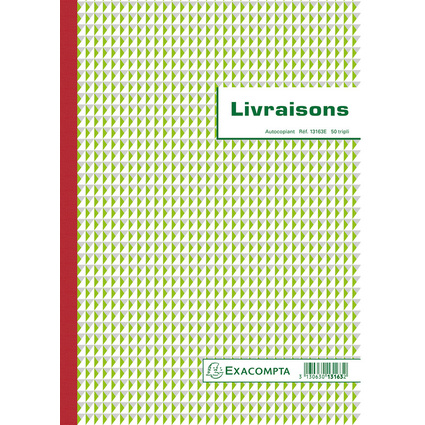 EXACOMPTA Manifold "Livraisons", 297 x 210 mm, tripli