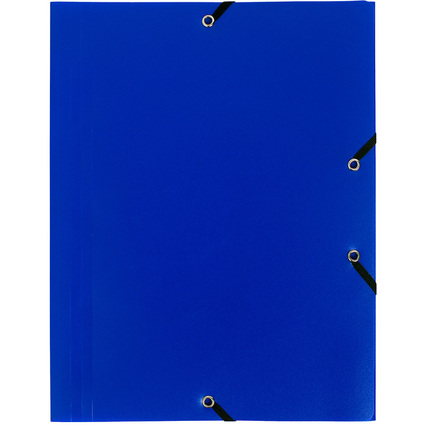 EXACOMPTA Eckspannermappe Opaque Eco, DIN A4, PP, blau