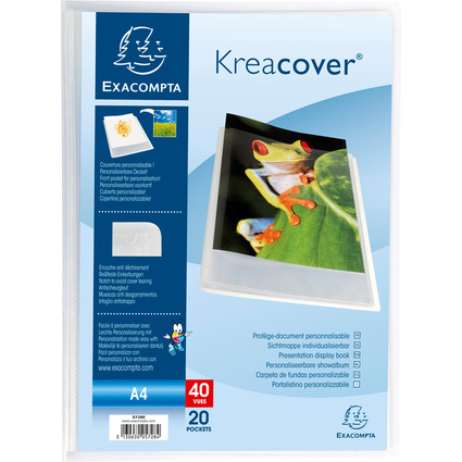 EXACOMPTA Sichtbuch, DIN A4, PP, kristall