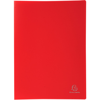 EXACOMPTA Sichtbuch, DIN A4, PP, 10 Hllen, rot