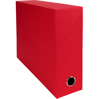 EXACOMPTA Archivbox, DIN A4, Karton, 90 mm, rot