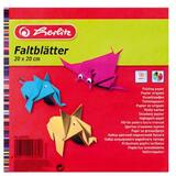 herlitz Faltbltter, 200 x 200 mm, farbig sortiert