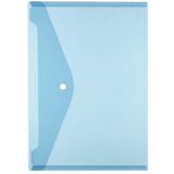 herlitz Dokumententasche, din A4, PP, blau/transparent