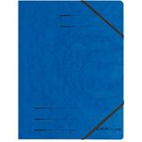 herlitz eckspannermappe easyorga, A4, Karton, blau