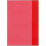 herlitz heftschoner DIN A4, PP, transparent-rot