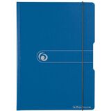 herlitz klemmbrett-mappe easy orga to go, blau