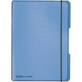 herlitz notizheft my.book flex, A5, PP-Cover, blau