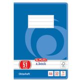 herlitz oktavheft x.book, din A6, liniert, 70 g/qm, 32 Blatt