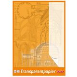 herlitz transparentpapierblock DIN A4, 65 g/qm, wei