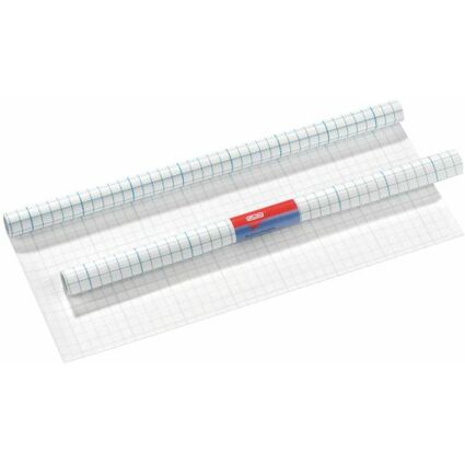 herlitz Buchschutzfolie, 400 mm x 3 m, PP, transparent