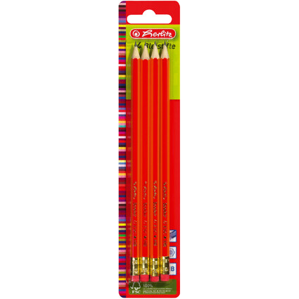 herlitz Bleistift Skizzo, sechseckig, Hrtegrad HB, mit Tip