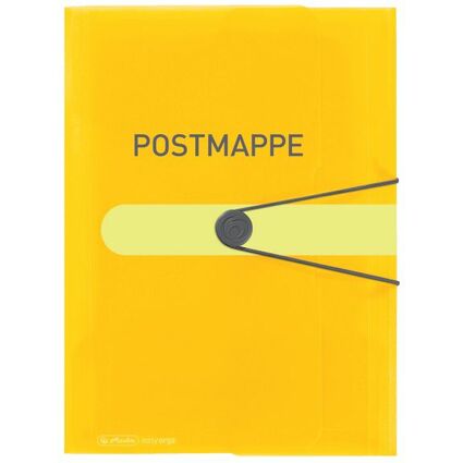 herlitz Postmappe easy orga to go, PP-Folie, DIN A4, gelb