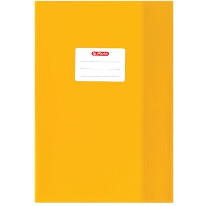 herlitz Heftschoner DIN A4, geprgt (Bast), PP, gelb