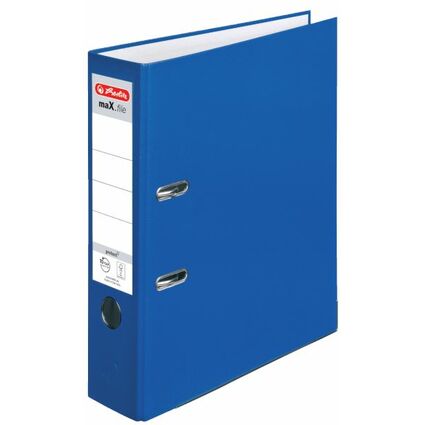 herlitz Ordner maX.file protect, Rckenbreite: 80 mm, blau