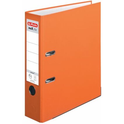 herlitz Ordner maX.file protect, Rckenbreite: 80 mm, orange