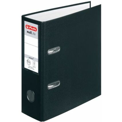 herlitz PP-Ordner maX.file protect, A5 hoch, schwarz