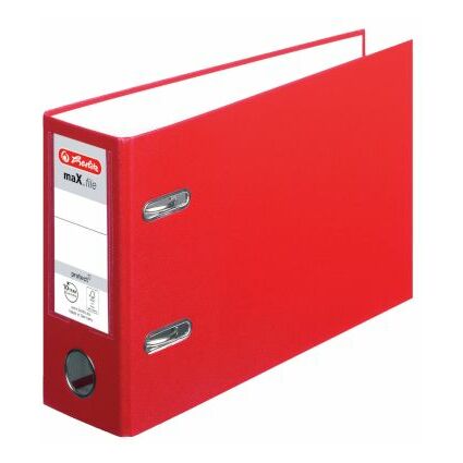 herlitz PP-Ordner maX.file protect, A5 quer, rot