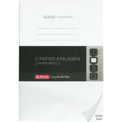 herlitz Papier-Ersatzeinlagen fr Notizheft my.book flex, A4