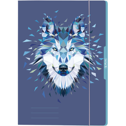 herlitz Zeichnungsmappe Wild Animals "Wolf", DIN A4