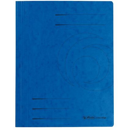 herlitz Schnellhefter easyorga, A4, Karton, blau