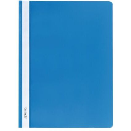 herlitz Schnellhefter, DIN A4, aus PP-Folie, hellblau