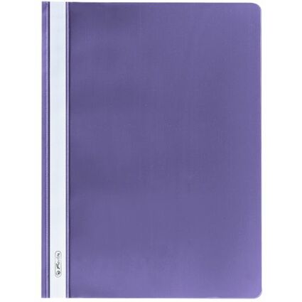 herlitz Schnellhefter, DIN A4, aus PP-Folie, violett