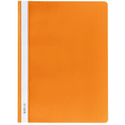 herlitz Schnellhefter, DIN A4, aus PP-Folie, orange