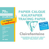 Clairefontaine Transparentpapier, din A4, Aktionspack