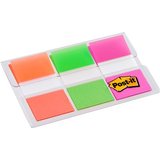 Post-it haftstreifen Index, 25,4 x 43,2 mm, 3-farbig