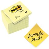 Post-it Haftnotizen, 76 x 76 mm, gelb, 5 + 1 gratis