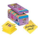 Post-it haftnotizen Super sticky Z-Notes, 76 x 76 mm, farbig