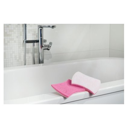 Scotch-Brite Reinigungsschwamm Bath XXL, Farbe: rosa/wei