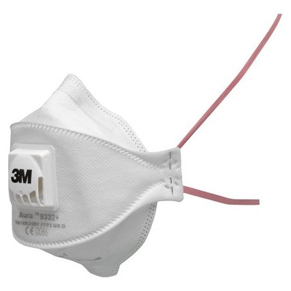 3M Atemschutzmaske 9332+ - Komfort, Schutzstufe: FFP-3