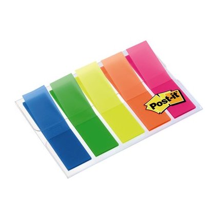 Post-it Haftmarker Index, 11,9 x 43,2 mm, 5-farbig