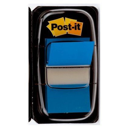Post-it Haftmarker Index, 25,4 x 43,2 mm, blau