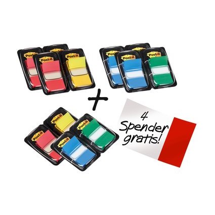 Post-it Haftmarker Index, 25,4 x 43,2 mm, Vorteilspack