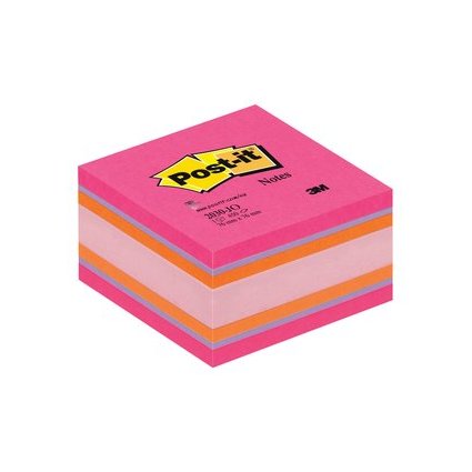 Post-it Haftnotiz-Wrfel Mini, 51 x 51 mm, pinktne/orange