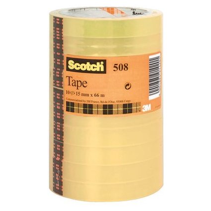 Scotch Klebefilm 508, transparent, 15 mm x 66 m