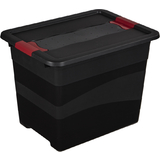 keeeper aufbewahrungsbox "eckhart", 24 Liter, graphite/rot