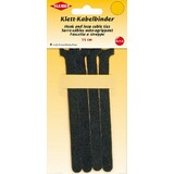 KLEIBER Klett-Kabelbinder, 150 x 40 mm, schwarz