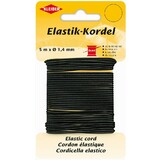 KLEIBER Elastik-Kordel, 1,4 mm x 5 m, schwarz