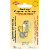 KLEIBER bund- und Kragenerweiterung, mit Knopf, silber