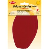 KLEIBER Velour-Leder-Imitat, 95 x 185 mm, rot