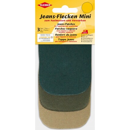 KLEIBER Jeans-Flecken Mini, Sortierung 2, 90 x 70 mm, farbig