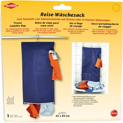 KLEIBER Reise-Wschesack, (B)450 x (H)840 mm, blau